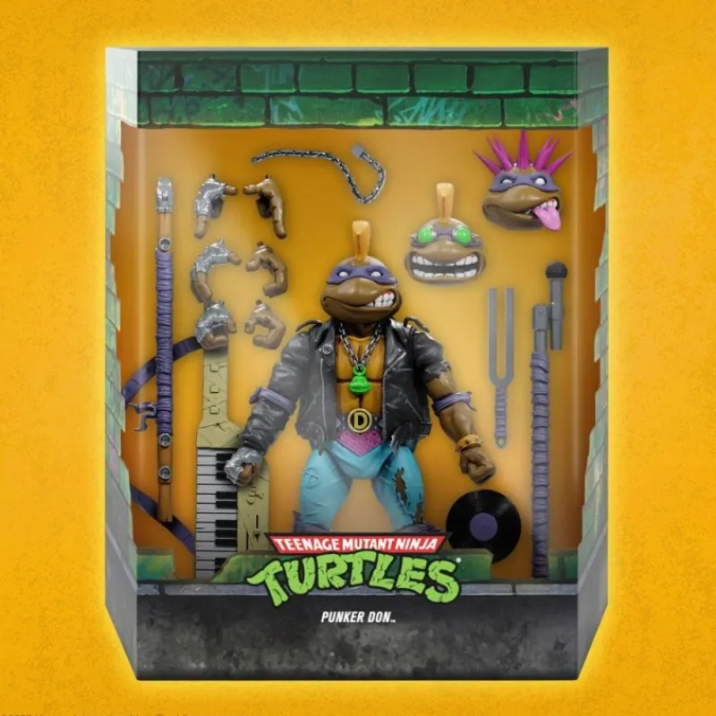 Sale Figura Tortugas Ninja Ultimates Punker Donatello 18 cm Las Tortugas Ninja