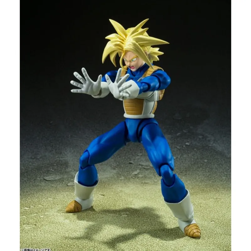 Bandai Figuras Dragon Ball|Figuras^Figura Trunks Super Saiyan S.H. Figuarts 14 cm Dragon Ball Z