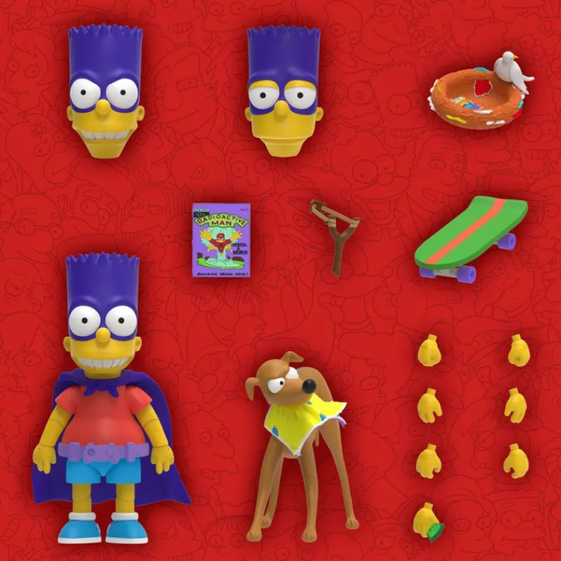 Hot Figura Ultimates Bartman Los Simpson Regalos De Otras Series|Simpsons Y Futurama