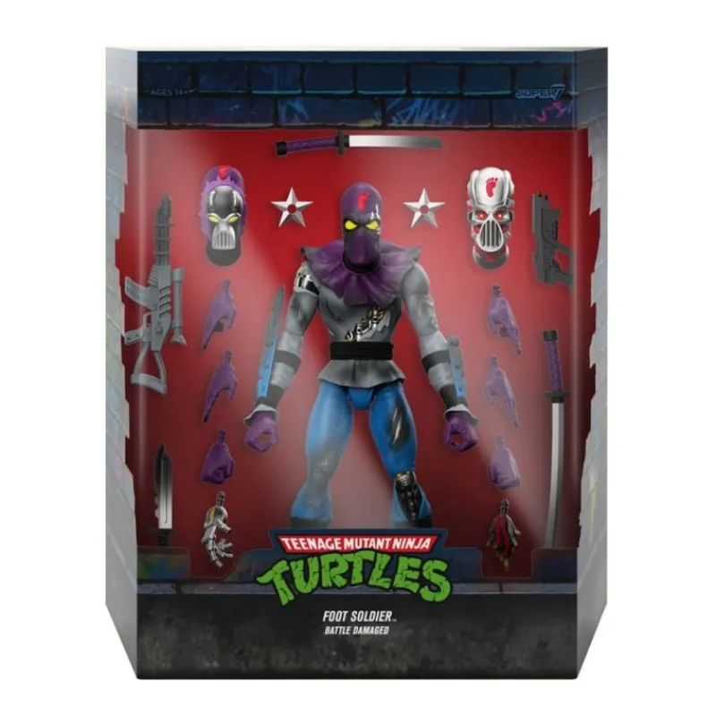Outlet Figura Ultimates Foot Soldier (Battle Damaged) de Las Tortugas Ninja Las Tortugas Ninja