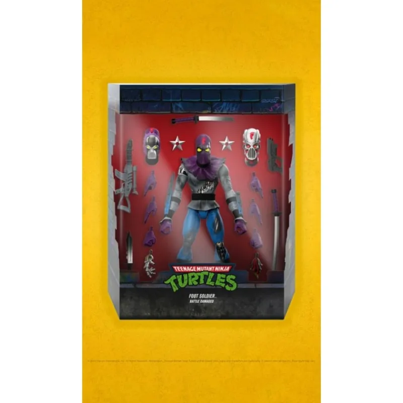Outlet Figura Ultimates Foot Soldier (Battle Damaged) de Las Tortugas Ninja Las Tortugas Ninja