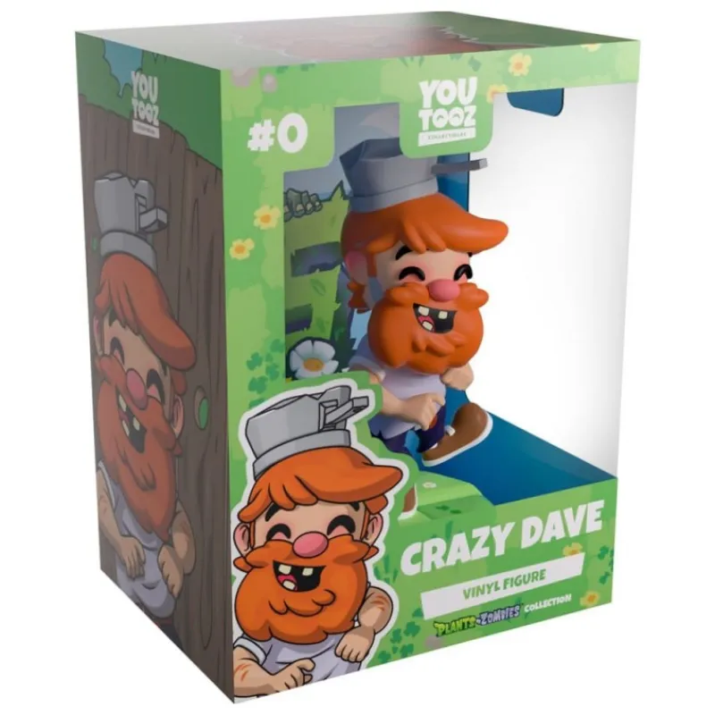 Outlet Figura Vinyl Crazy Dave de Plants vs. Zombies 12 cm Descuentos Gaming