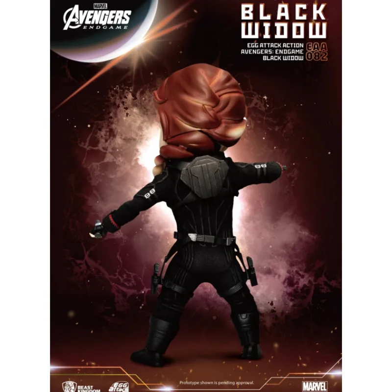Beast Kingdom Coleccionismo Marvel^Figura Viuda Negra Egg Attack Endgame
