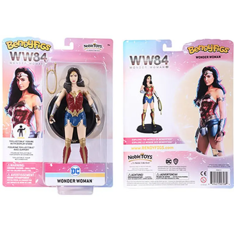 The Noble Collection Regalos De Superhéroes Dc|Figuras Dc^Figura Wonder Woman Bendyfigs DC Comics