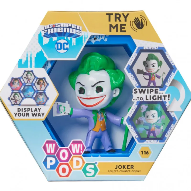 Hot Figura Wow POD Joker con luz Regalos De Villanos Dc|Figuras Dc