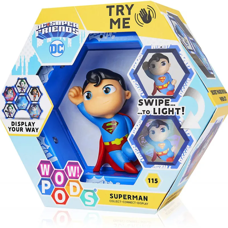 Niños Otros Fabricantes Marvel Y Dc Para Niños|Regalos De Superhéroes Dc^Figura Wow POD Superman con luz