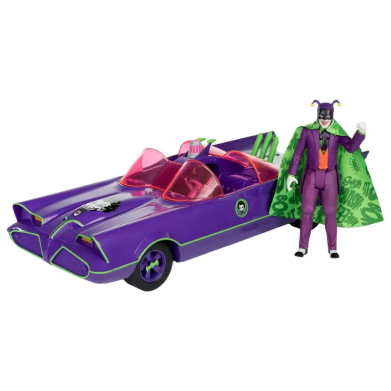 Best Figura Y Vehículo Batman 66 Batmobil With Joker (Gold Label) Dc Retro Figuras Dc