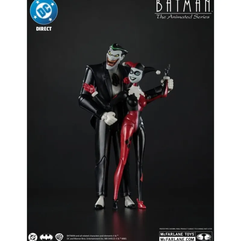 Hot Figuras Harley Quinn & The Joker 18 cm DC Direct Gold Label Regalos De Villanos Dc|Figuras Dc