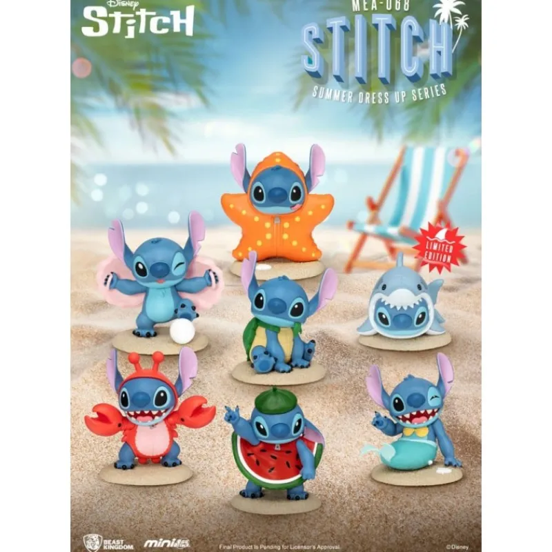 Beast Kingdom Películas Y Personajes De Disney ·Lilo Y Stitch|Figuras Disney De Colección ^Figuras Mini Egg Attack Lilo & Stitch 8 cm Summer Series