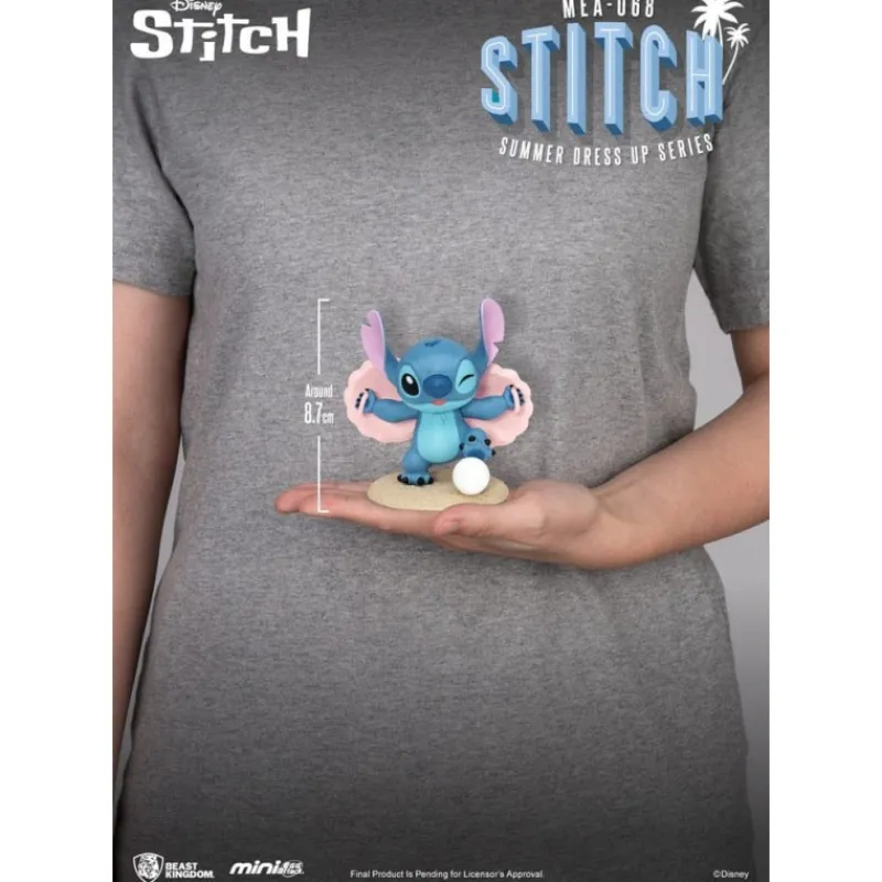 Beast Kingdom Películas Y Personajes De Disney ·Lilo Y Stitch|Figuras Disney De Colección ^Figuras Mini Egg Attack Lilo & Stitch 8 cm Summer Series