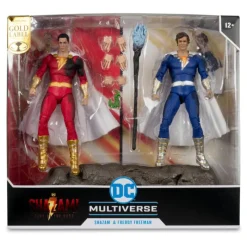 Online Figuras Paquete De 2 Shazam (Battle Damage) & Freddie Freeman (Gold Label) 18 Cm Dc Multiverse Figuras Dc