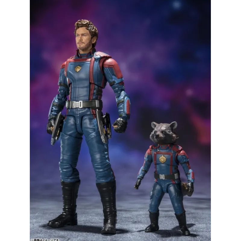 Best Figuras Star Lord & Rocket Raccoon Guardians Of The Galaxy 3 Superhéroes Marvel|Coleccionismo Marvel