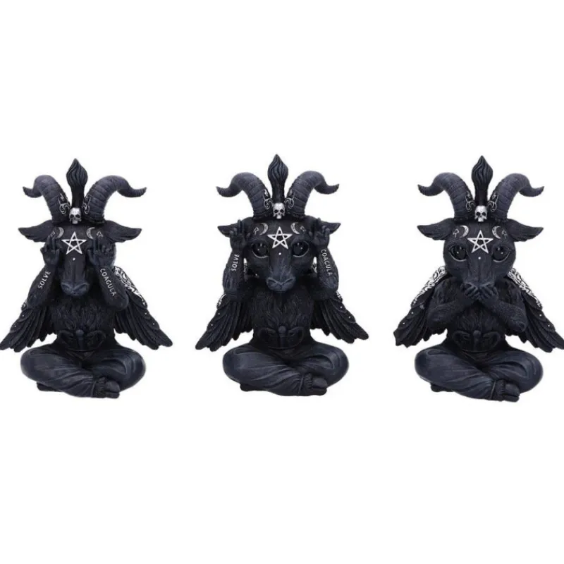 New Figuras Tres Baphoboo Cult Cuties 13 cm Nemesis Coleccionismo De Miedo Y Terror