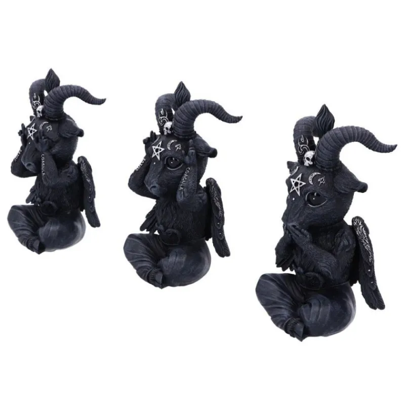 New Figuras Tres Baphoboo Cult Cuties 13 cm Nemesis Coleccionismo De Miedo Y Terror