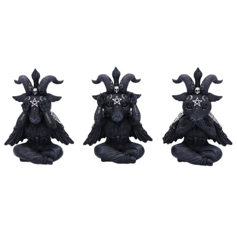 New Figuras Tres Baphoboo Cult Cuties 13 cm Nemesis Coleccionismo De Miedo Y Terror