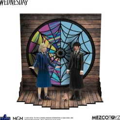 Mezco Toys Miércoles Addams^Figuras Wednesday & Enid 5 Points Miércoles