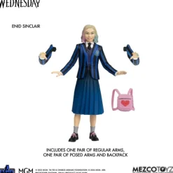 Mezco Toys Miércoles Addams^Figuras Wednesday & Enid 5 Points Miércoles