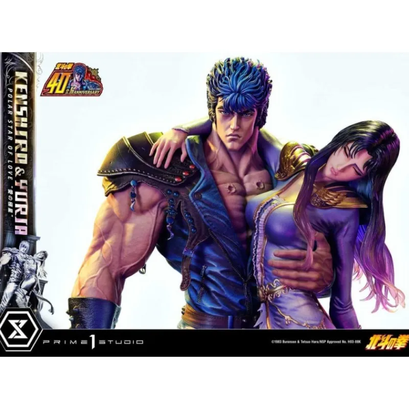Prime 1 Studio Figuras^Fist of the North Star Estatua Kenshiro & Yuria Bonus Version 71 cm
