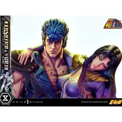 Prime 1 Studio Figuras^Fist of the North Star Estatua Kenshiro & Yuria Bonus Version 71 cm