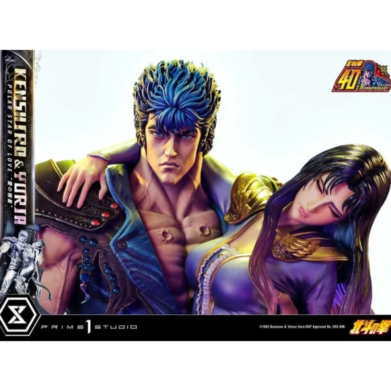 Prime 1 Studio Figuras^Fist of the North Star Estatua Kenshiro & Yuria Bonus Version 71 cm