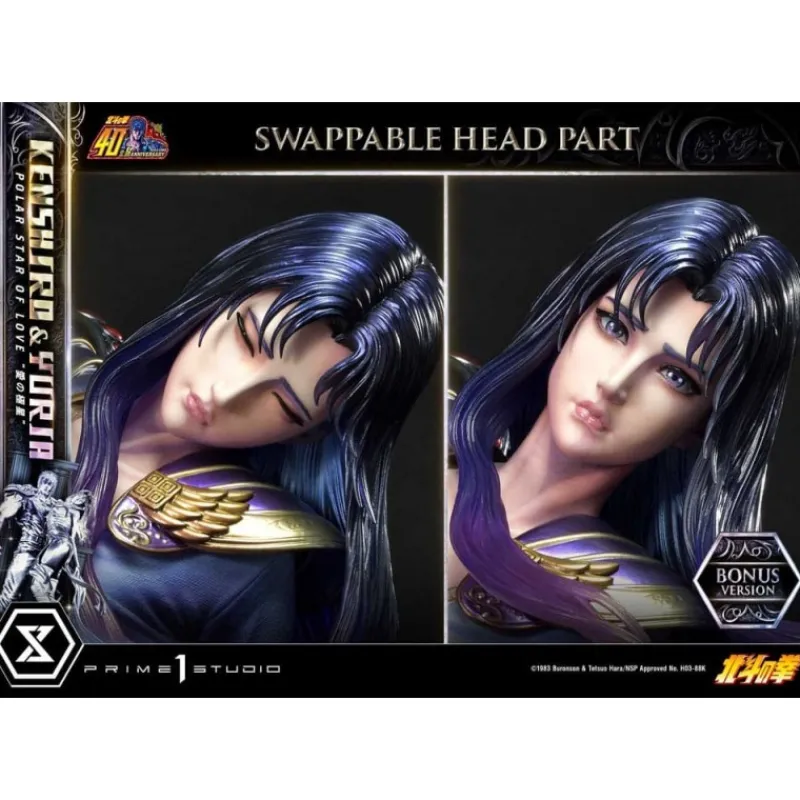 Prime 1 Studio Figuras^Fist of the North Star Estatua Kenshiro & Yuria Bonus Version 71 cm