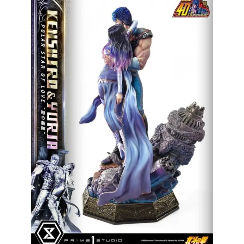 Prime 1 Studio Figuras^Fist of the North Star Estatua Kenshiro & Yuria Bonus Version 71 cm