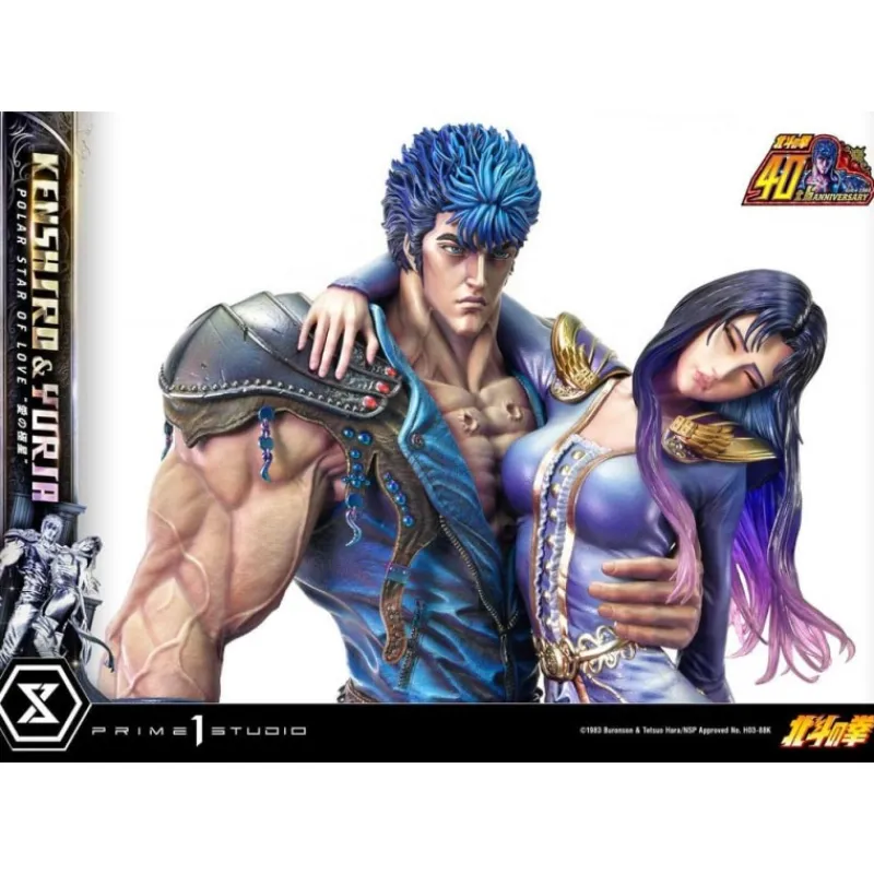 Prime 1 Studio Figuras^Fist of the North Star Estatua Kenshiro & Yuria Bonus Version 71 cm