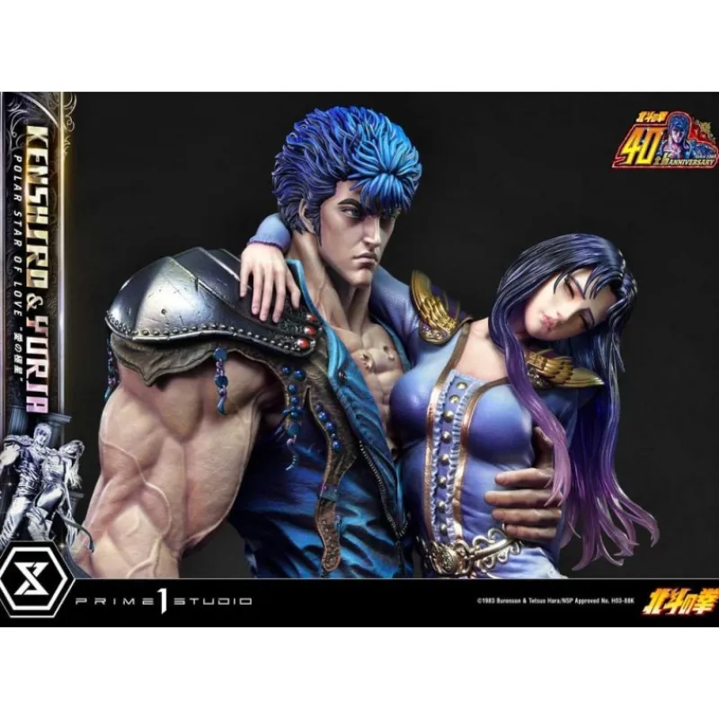 Prime 1 Studio Figuras^Fist of the North Star Estatua Kenshiro & Yuria Bonus Version 71 cm
