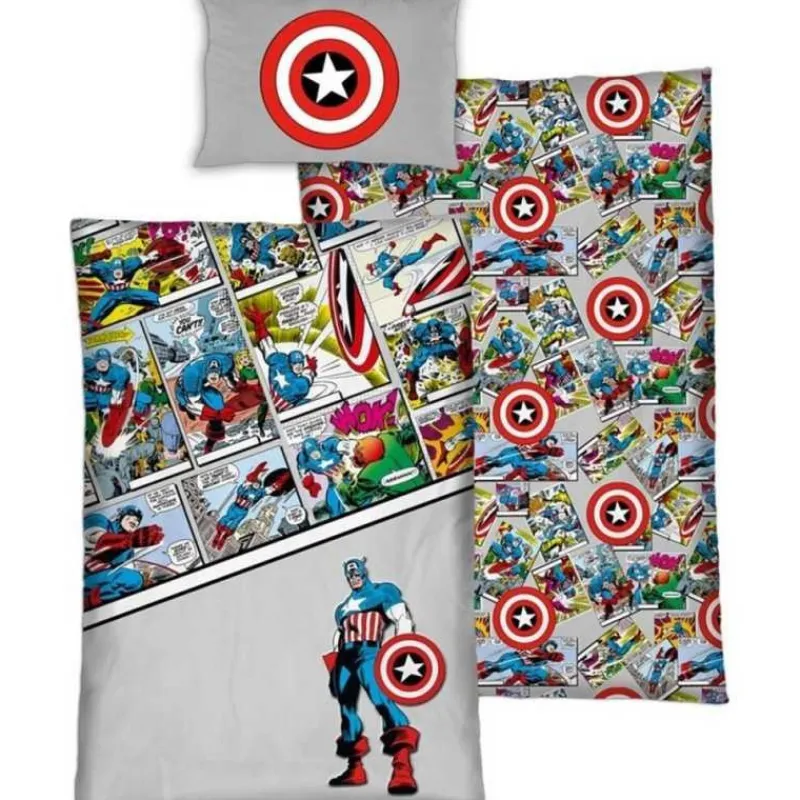 New Import Marvel Hogar^Funda Nórdica de Algodón Marvel 140x200cm