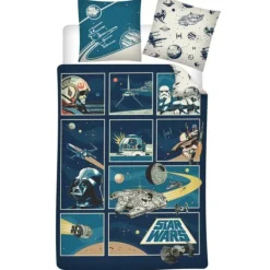 New Import Star Wars Hogar^Funda Nórdica de Algodón Star Wars Retro 140x200cm