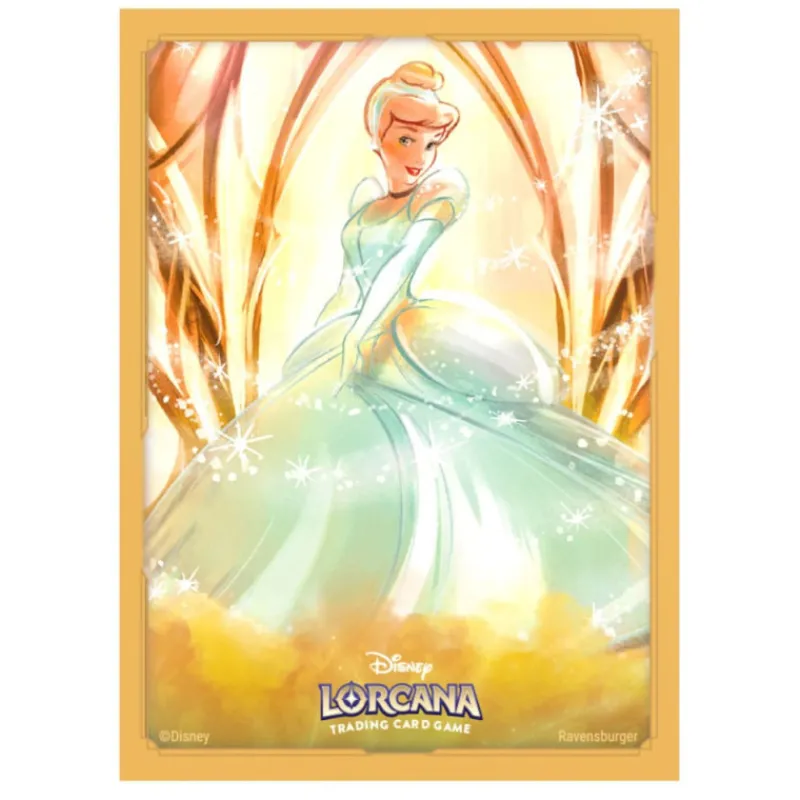 Ravensburger Más Regalos De Disney|Películas Y Personajes De Disney ·Cenicienta^Fundas de Cartas Cenicienta Disney Lorcana TCG