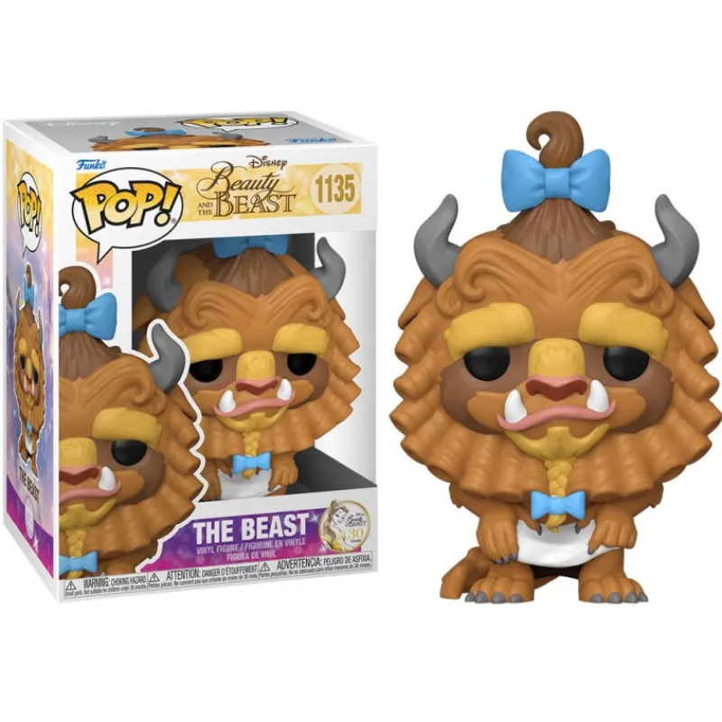 Funko Películas Y Personajes De Disney ·La Bella Y La Bestia|Películas Y Personajes De Disney ·Princesas Disney^Pop! Bestia con Rizos La Bella y la Bestia 30 Aniversario