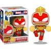 Funko Funko Marvel|Tazas Marvel^Pop Capitana Marvel Navidad Galleta de Jengibre