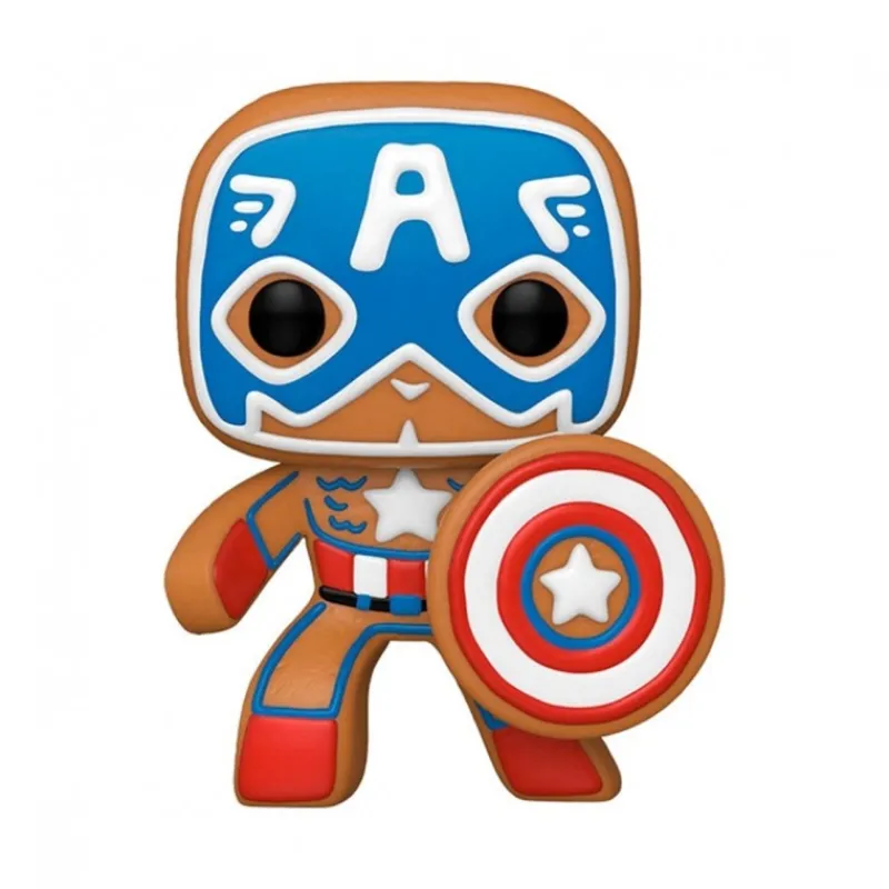 Hot Pop Capitán América Navidad Galleta de Jengibre Superhéroes Marvel|Funko Marvel