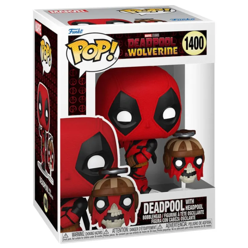 Funko Superhéroes Marvel|Funko Marvel^POP! Deadpool y cabeza Deadpool & Wolverine