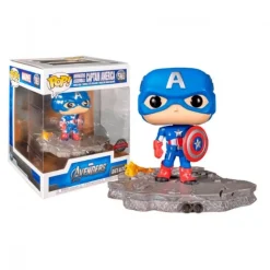 Funko Superhéroes Marvel|Funko Marvel^Pop Deluxe Capitán América Vengadores Assemble 15 CM