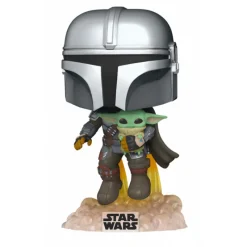 Funko The Mandalorian|Funko Pop Star Wars^Pop! El Mandaloriano con Jet Pack