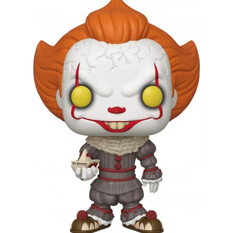 Funko Pennywise It Y Stephen King |Funkos De Miedo^Pop! Gigante It Pennywise con Barco 25 cm