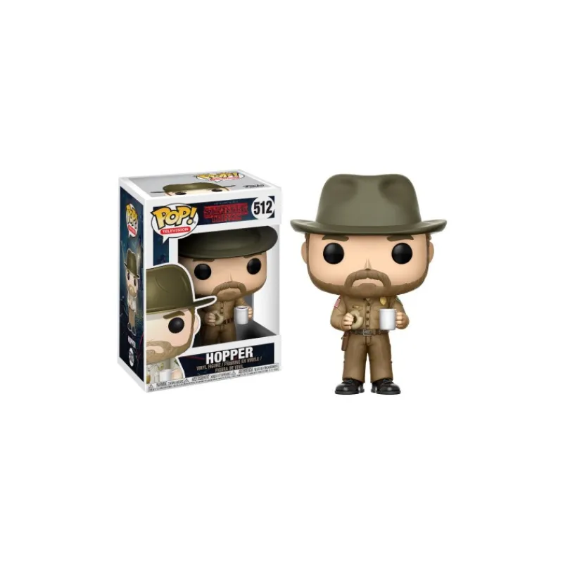 Funko Stranger Things^Pop! Hopper con Donut Stranger Things