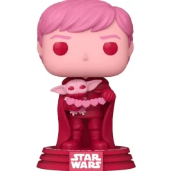 Funko The Mandalorian|Regalos Star Wars Por Personaje ^Pop! Luke y Grogu Especial San Valentin Mandalorian