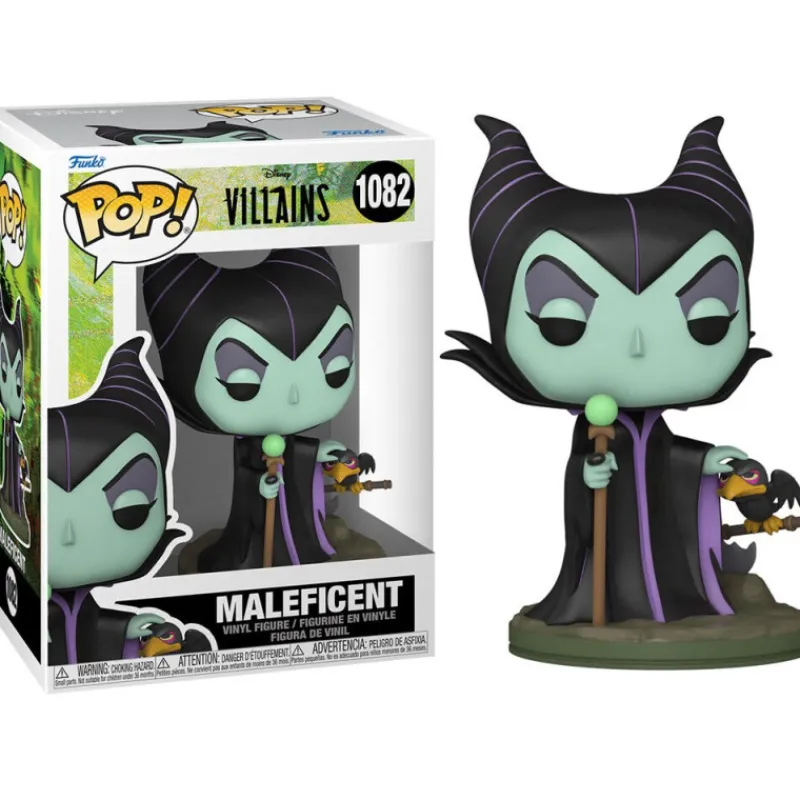 Discount Pop! Maléfica con Cuervo Disney Películas Y Personajes De Disney ·Maléfica Y Bella Durmiente |Películas Y Personajes De Disney ·Villanas Disney