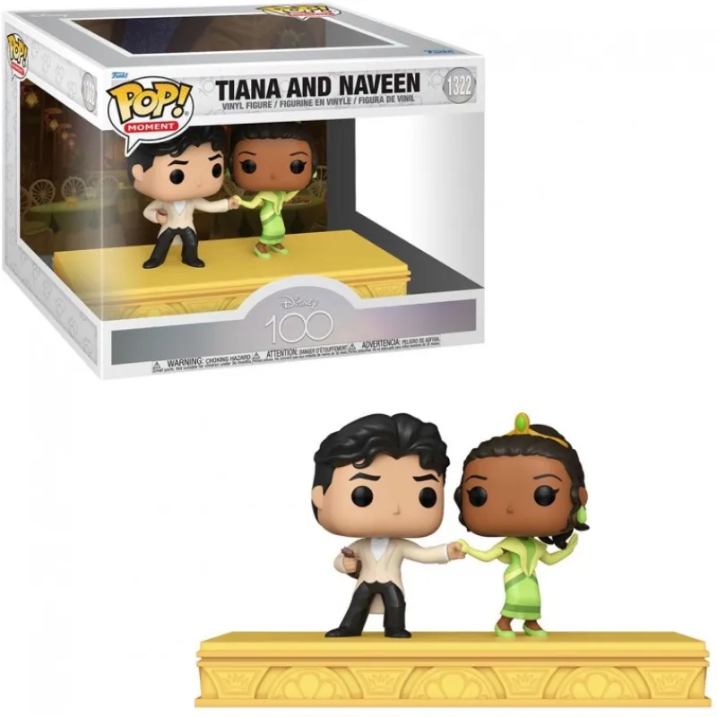 Discount Pop Moment Pack Disney Tiana y Naveen Películas Y Personajes De Disney ·Tiana Y El Sapo|Funko Pop Disney