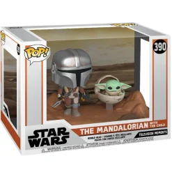 Clearance Pop! Moments Mandalorian con Baby Yoda Regalos De Otras Series|The Mandalorian
