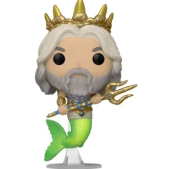 Outlet Pop! Rey Tritón La Sirenita Películas Y Personajes De Disney ·La Sirenita Ariel Y Flounder|Funko Pop Disney