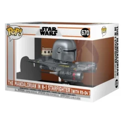 Clearance Pop Rides Mandaloriano en N-1 Starfighter Funko Pop Star Wars|Complementos Star Wars
