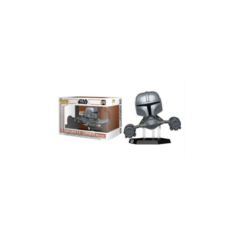 Clearance Pop Rides Mandaloriano en N-1 Starfighter Funko Pop Star Wars|Complementos Star Wars