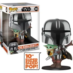 Discount Pop! The Mandalorian con Baby Yoda 25 cm Regalos De Otras Series|The Mandalorian