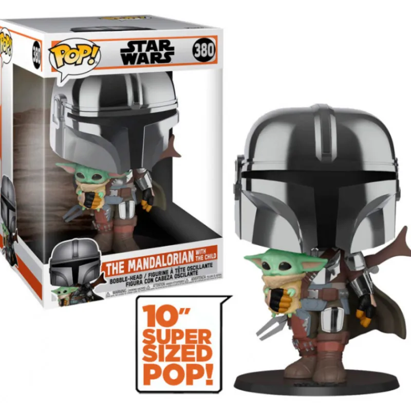 Discount Pop! The Mandalorian con Baby Yoda 25 cm Regalos De Otras Series|The Mandalorian