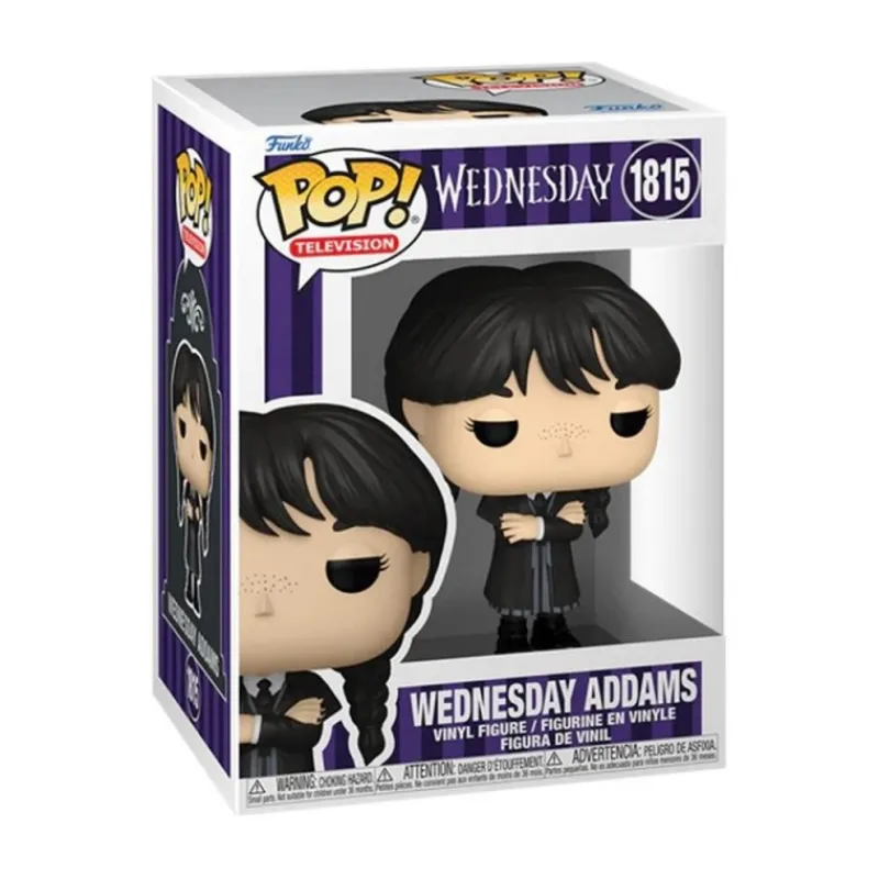 Funko Miércoles Addams^POP! Wednesday Addams Abrigo Negro