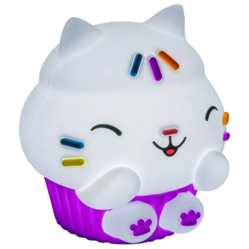 Hot Gabby's Dollhouse Lámpara Squishy Glo Cakey Cat 15 cm Huchas, Lámparas Y Tazas Kids |Gabby'S Dollhouse